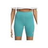 Nike Sportswear Classic Solid Color Logo High-Waisted Motorcycle Sports Shorts Women shorts Dusty-Cactus DV7797-345