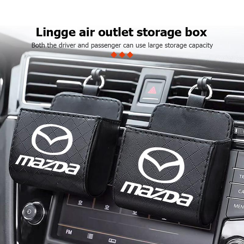 Car Storage Bag Air Vent Dashboard Tidy Hanging Organizer Box For Mazda 3 CX3 CX4 CX5 CX7 CX8 CX9 CX30 RX7 Atenza Axela