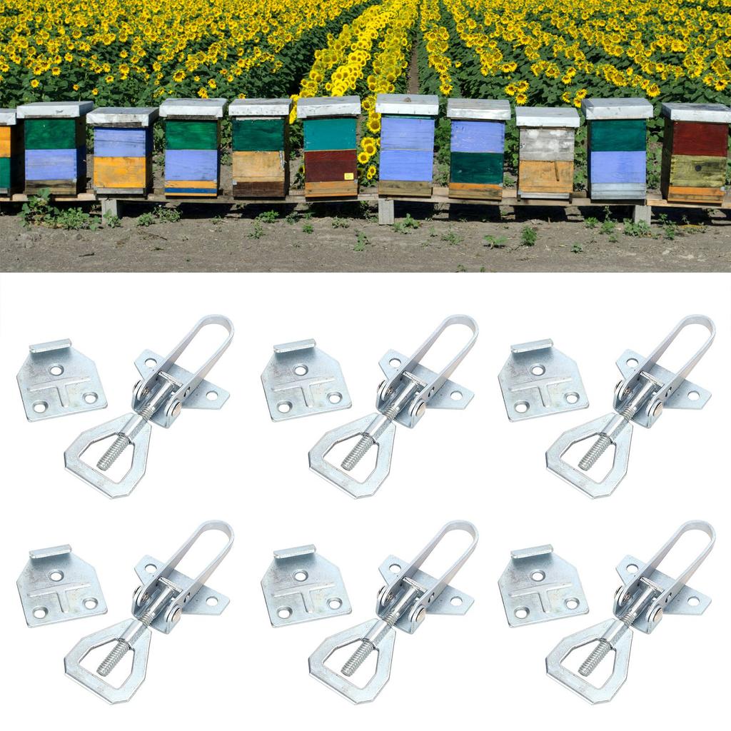 10Set Beehive Fasteners Adjustable Beekeeping Box Buckle Tool Apiculture Equipment