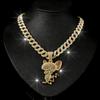 Hot Selling Cartoon Anime Jerry 3D Alloy Pendant Necklace In Europe and America, Fashionable and Versatile Men's Gift Jewelry