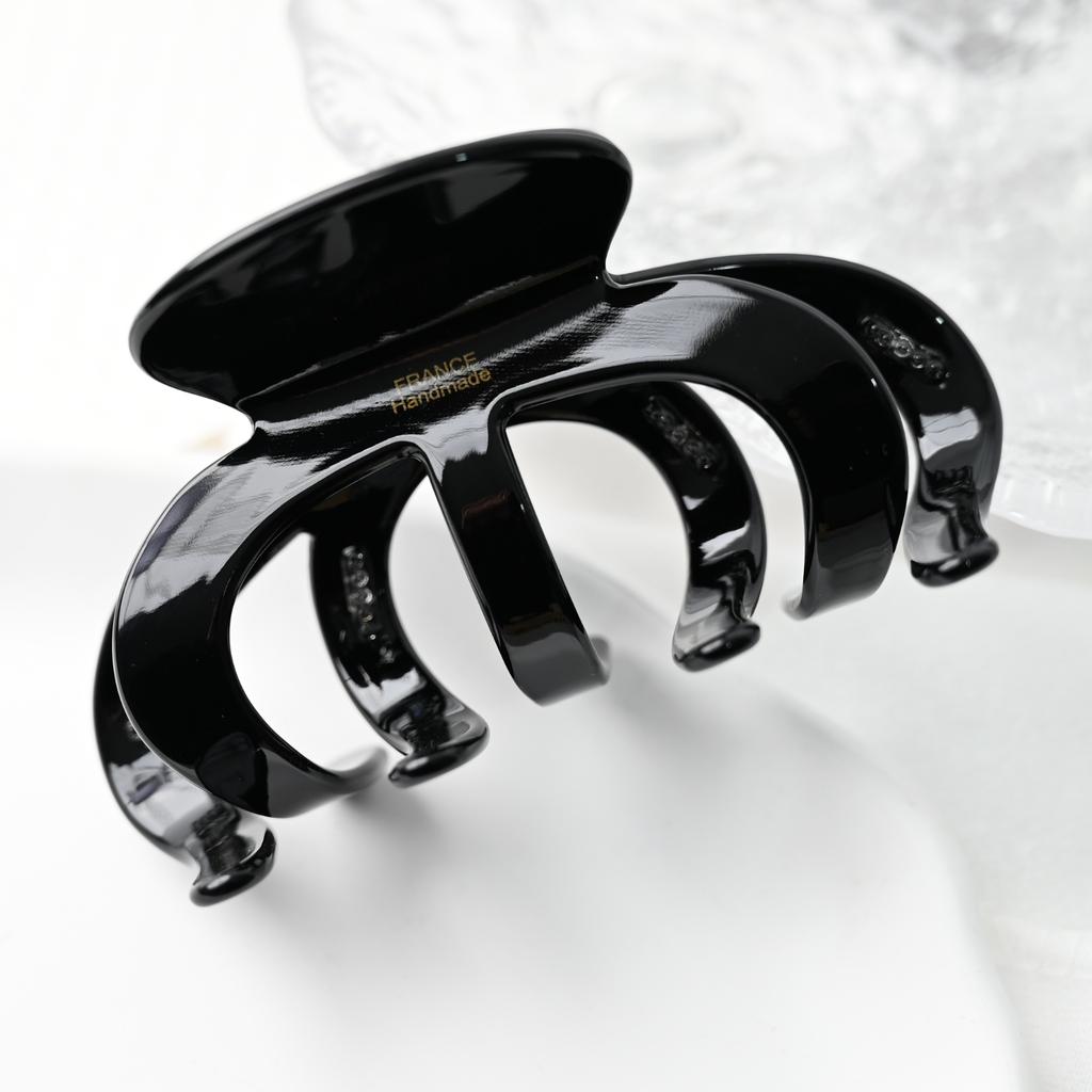 3.6"/9cm Celluloid Large Size Luxury Handmade French Design Elegant Fashion Hair Claw Tortoise Shell Accessories Women Hair Clip