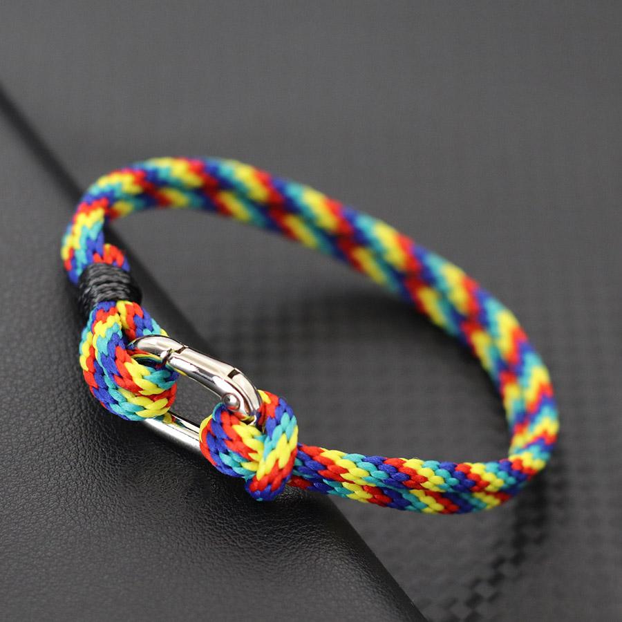 Novel Men String Bracelet Handmade Ethnic Cord Outdoor Sports Cycling Accessories Multiple Colors Sizes Perfect Gift For Him