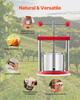 Pressa Manuale per Vino di Frutta per la Vinificazione 0,44 Gal/1,65L Acciaio Inossidabile