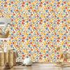 Cottagecore Flowers Wallpaper Cream and Beige for Living Room and Bedroom 50x1000