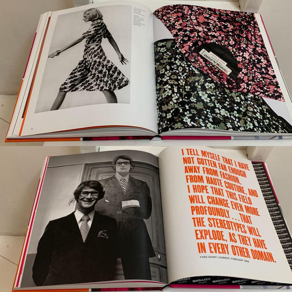 [USED] SAINT LAURENT rive gauche FASHION collection book