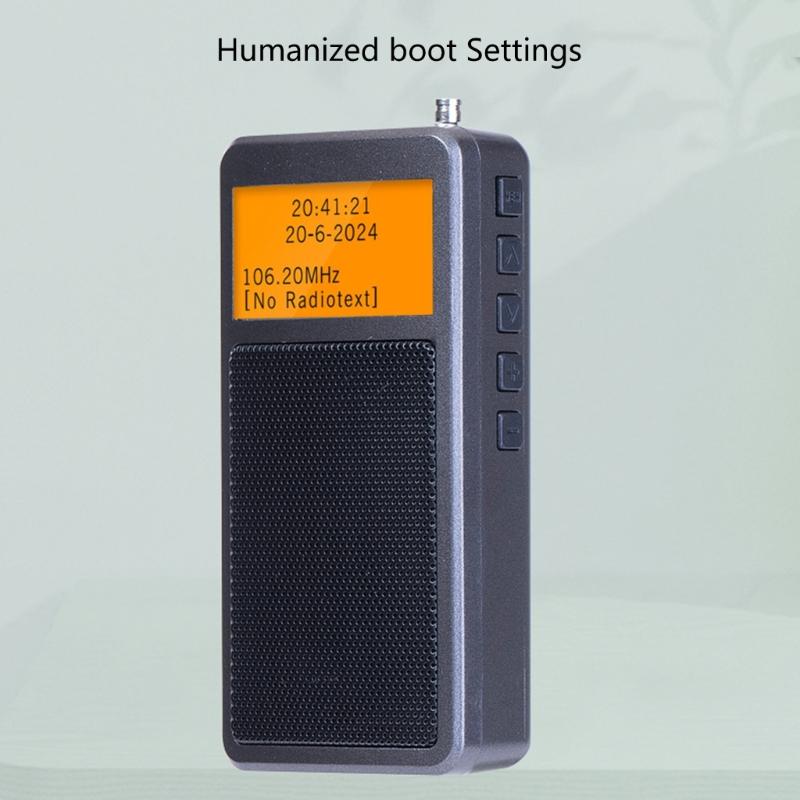 Digital RadioHandheld AM/FM/SW Band Radio with Backlights, Sleep Timer and Digital Alarm Clock for Outdoor Travel Use