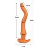 Golden Dragon Anal Plug 3-Piece Set for Both Men and Women Self-pleasure Toy  Soft Liquid Silicone  Adult Toys for Anal Play