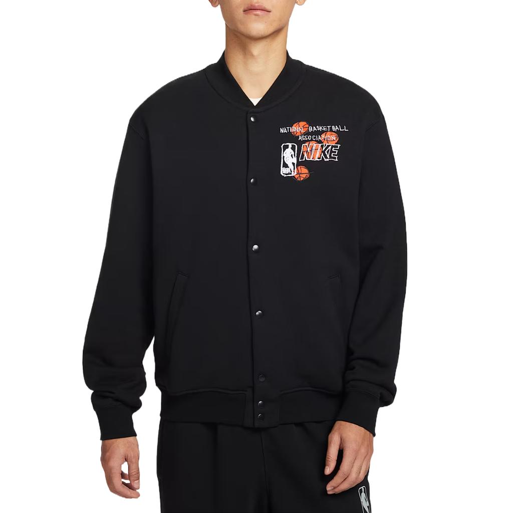 Nike Club Team 31 NBA Solid Color Single-Breasted Long Sleeve Jacket Men jackets HV9298-010