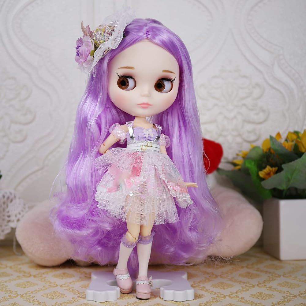 ICY Fortune Days 30CM BJD Doll Matte Skin 19 Improved Joints 1/6 Scale Toy 4 Color Changing Eyes Ages 6 and Up