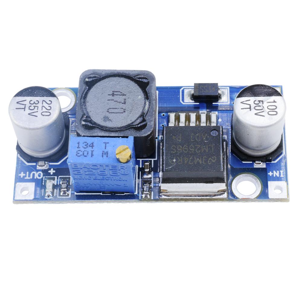 5Pcs LM2596 Power Converter Step Down Module DC-DC 1.23-30V Adjustable Power Supply Module 3.3V/5V/12V/24V Max 3A For Arduino