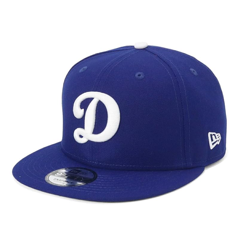 

[New Era] flat visor cap MLB hat LA Dark Royal M/L 950 LOSDOD D DROY WHI 25J