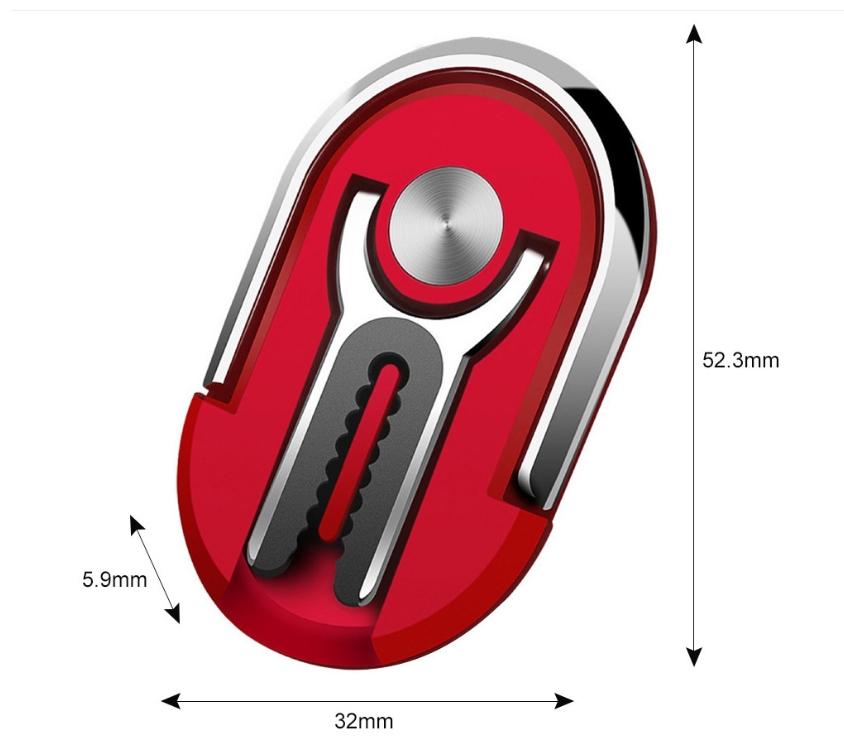 Multifunctional Portable Mobile Phone Finger Ring Holder Stand In Car Air Vent Clip 360 Rotatable Phones Bracket Desktop Kickstand