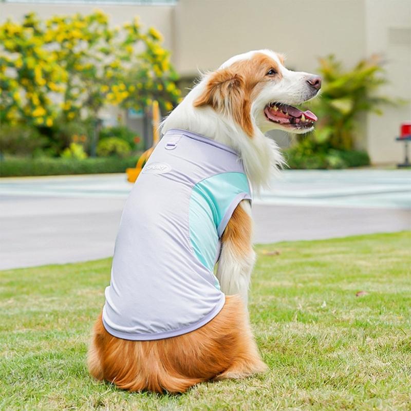 Breathable Mesh Cooling Vest For Small to Large Dog Cats Comfortable Pet Summer Clothes Easy Wear Polyester Pet Apparel