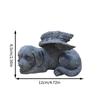 Resin Angel Dog Cat Garden Ornament Handcrafted Animal Memorial Sculpture For Lawn Decor