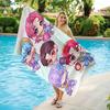 1pc K-pop Cartoon Beach Towel Quick-drying Small To Large Beach Towel Suitable for Beach Yoga Gym Pool Summer Gift for Friends
