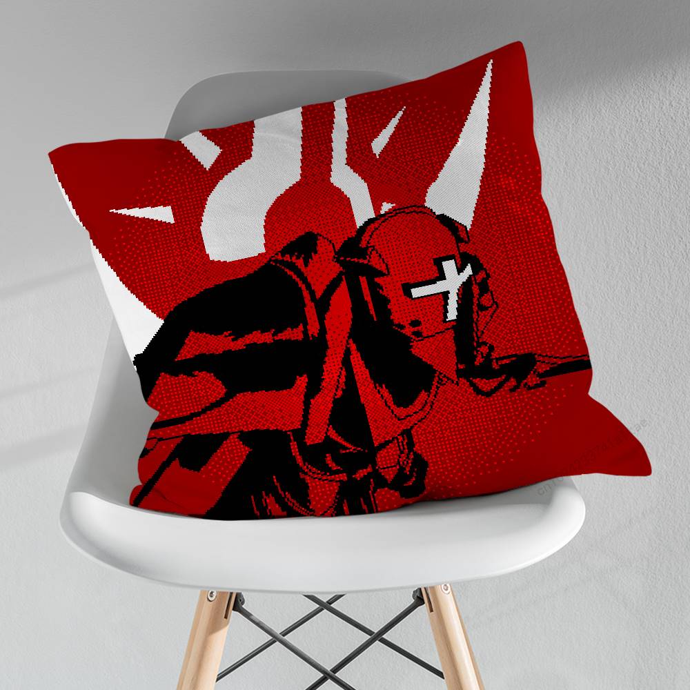 Game UUltrakill Shooting Throw Pillow Case Living Room Sofa Cushion Cover For Home Bedroom Decoration Protector