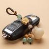 Lucky Bodhi Fortune Bag Keychain: Unisex Pendant with Retro Purse and Mobile Chain