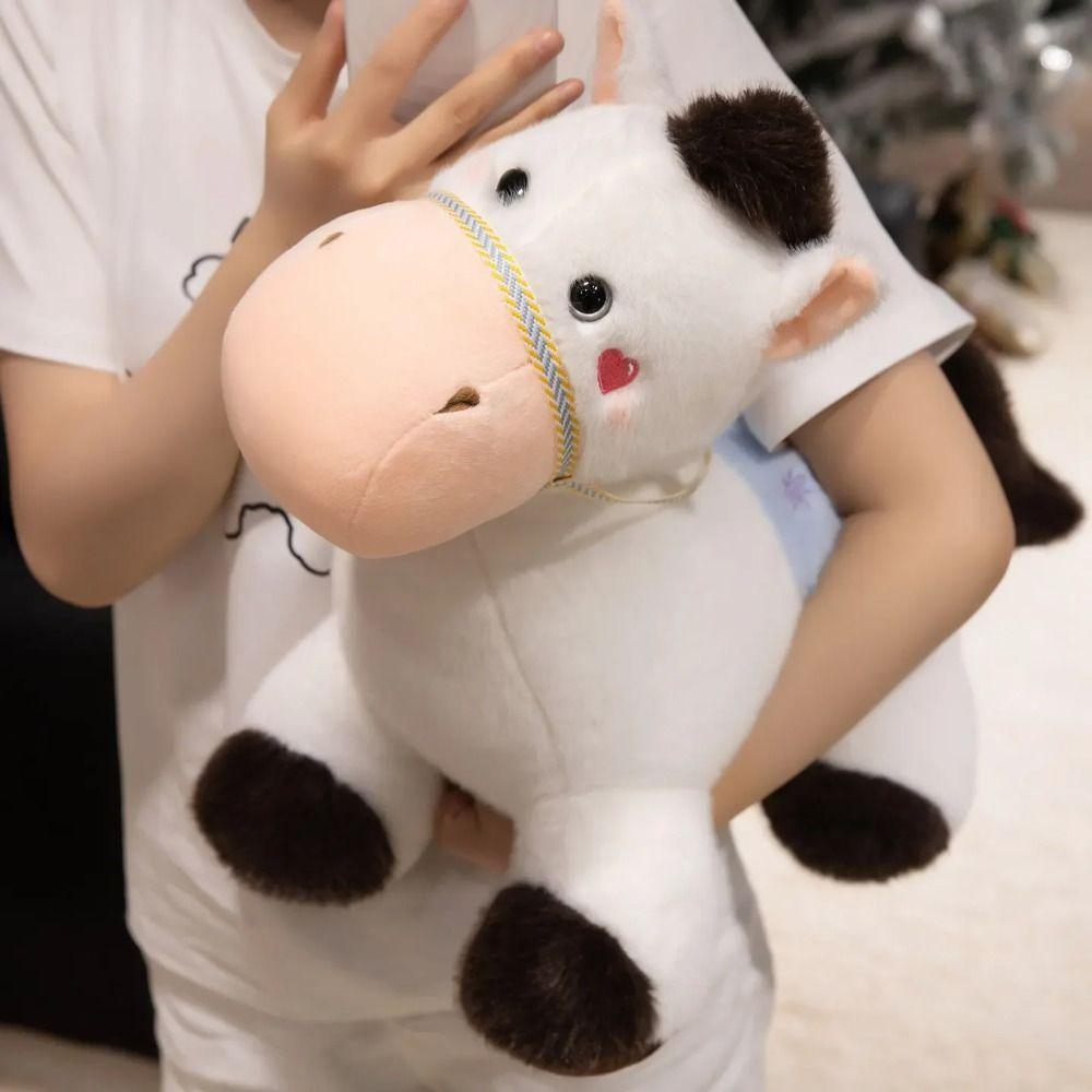 Mane Standing Foal Plush Doll Saddle Cartoon Horse Stuffed Toy Pony Plush Toys  Easter Gifts