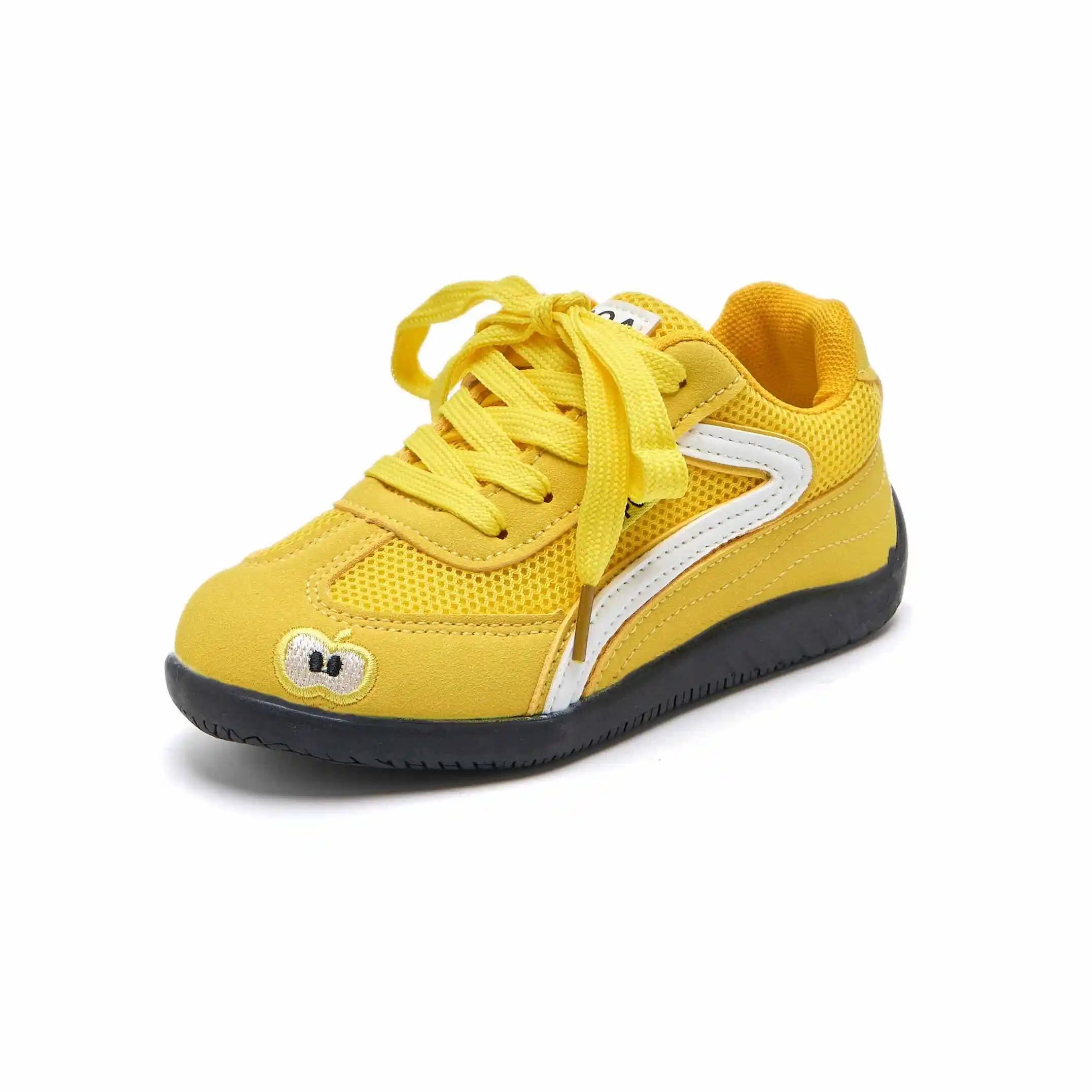 

Children s Sneakers Flats Sport Casual Shoes Girls Summer Running Sandals 2025 New Brand Walking Hiking Lace Up Zapatos Mujer 26-insole 16.5cm жовтий