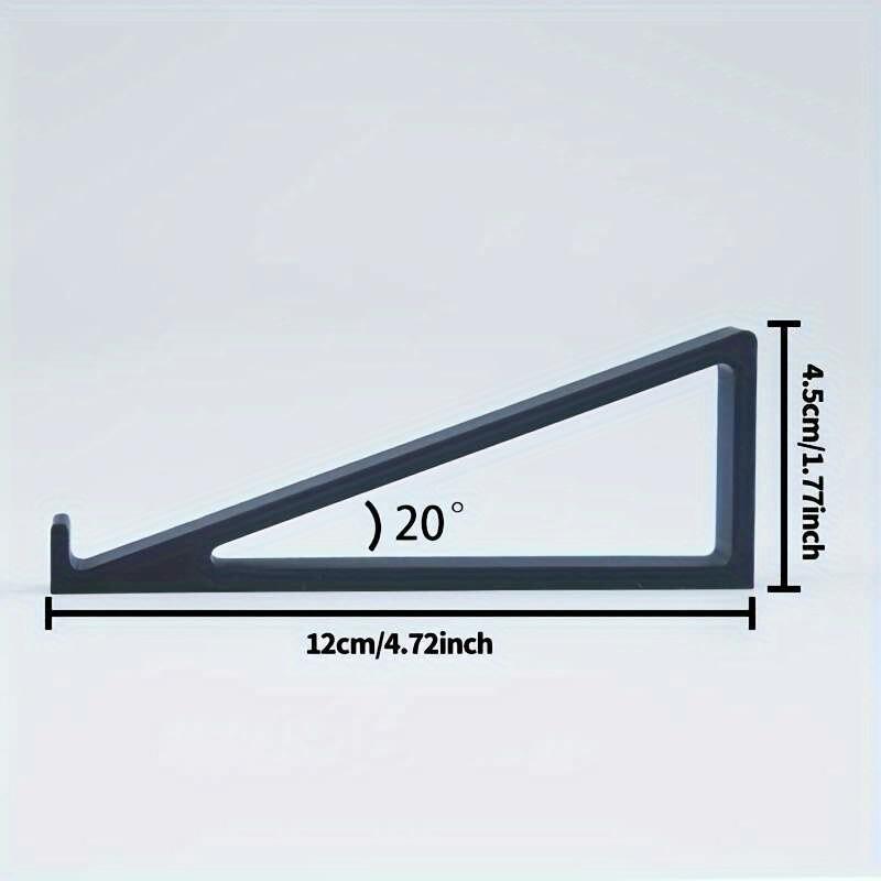1 Paar Tastatur-Erhöhungsständer Einfacher Monitorhalter Erhöhter Tastaturwinkel Computer-Tastatur-Riser Zubehör