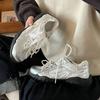 Ballet Style Lace Pearl Platform Women's Spring New Versatile Niche Retro Sports and Leisure Shoes