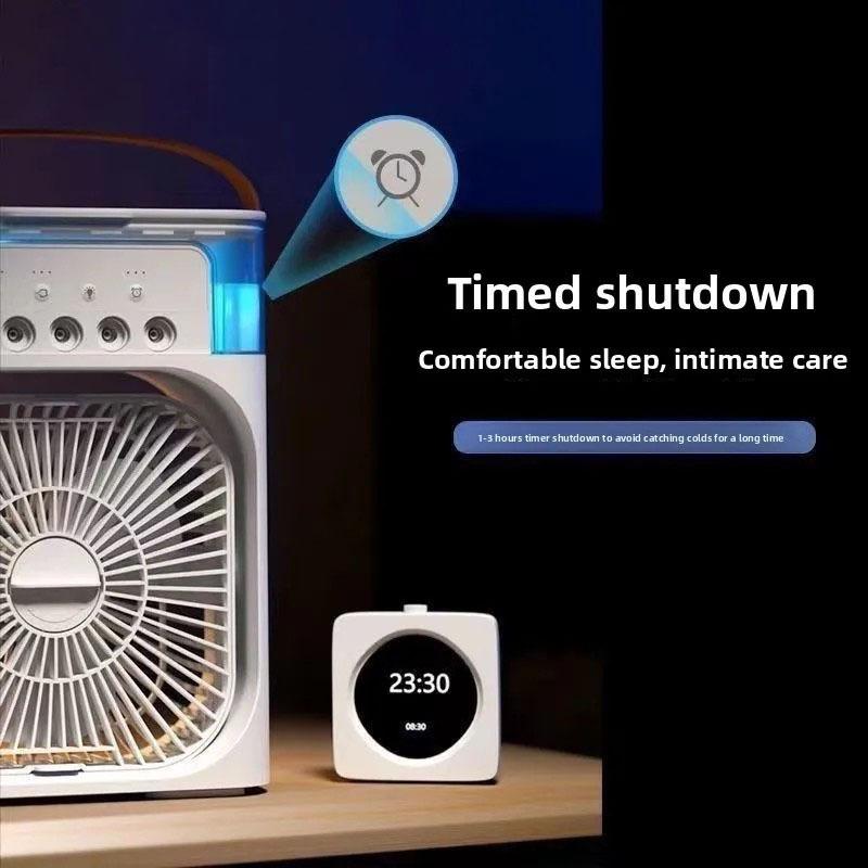 MIJIA 3-in-1 Portable Humidifying Fan Air Conditioner With LED Night Light Household Small Air cooler Office Adjustable