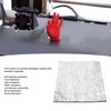 350x350mm/13.8 x 13.8in Heated Bed Insulation Mat Lightweight Foam Foil Self-Adhesive Cotton Pad Self-Adhesive Insulation Mat