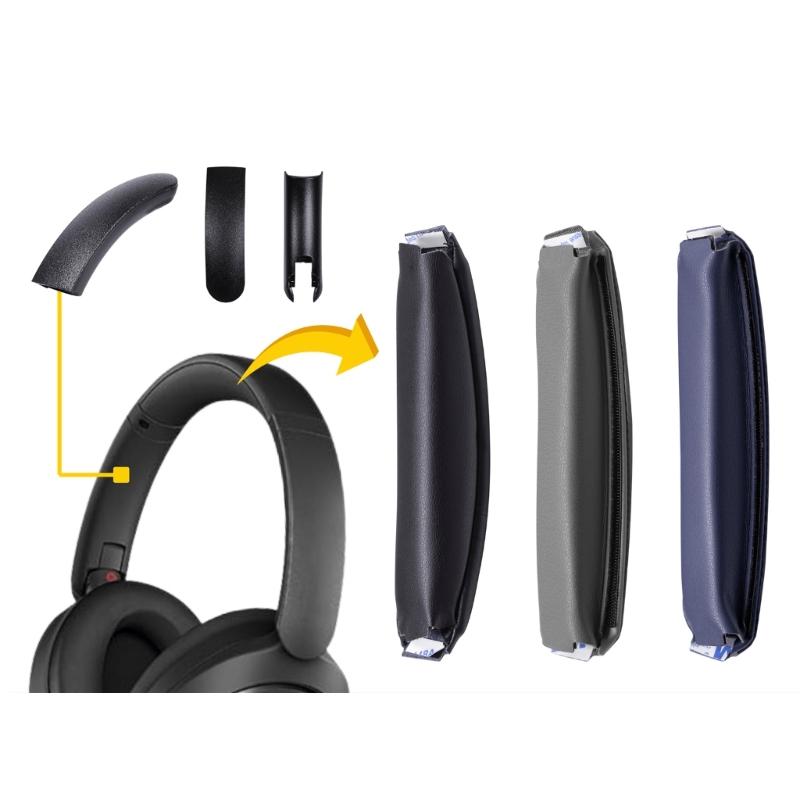 Headband Cushion Cover Quick Installation for WH-XB910 Headphones Synthetic Leather Padding
