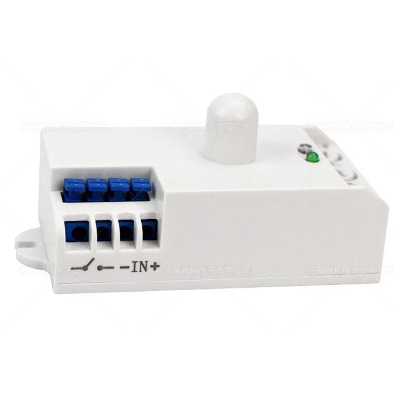 Indoor Best quality Microwave Radar Sensor Light Switch Body Motion DC 12V-24V 5.8GHz With Shell