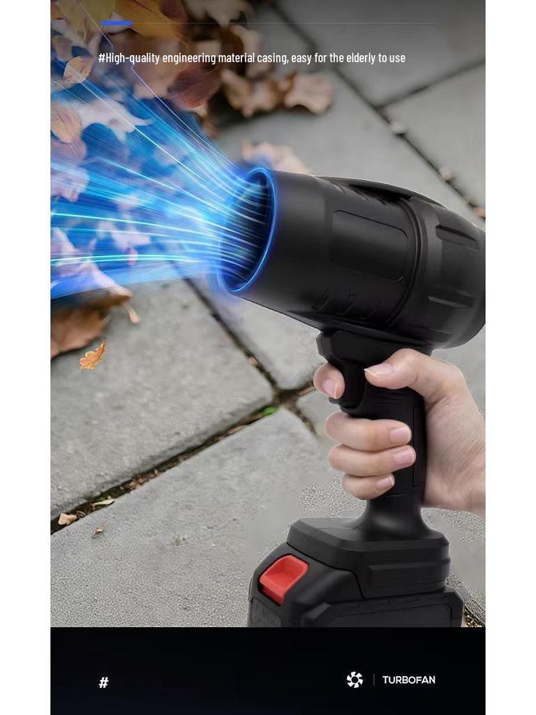 Customized Storm Fan: Multifunctional Lithium Battery Hair Dryer & Dust Blower
