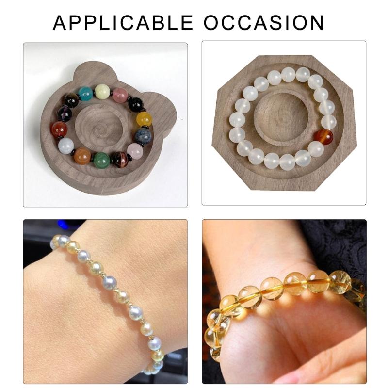 Vielseitige Holzschmuck-Organizer Elegantes Holzschmuck-Aufbewahrungsfach Tragbare Armband-Organizer für Modefans