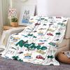Custom Name Cute Cars Theme Printed Blanket - Perfect for Couch, Bed, Travel & Outdoor Use | Machine Washable, Cozy & Durable.