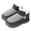 Snow boots winter warm, velvet, non-slip, waterproof and cold-proof, Northeast fur integrated outer wear cotton slippers