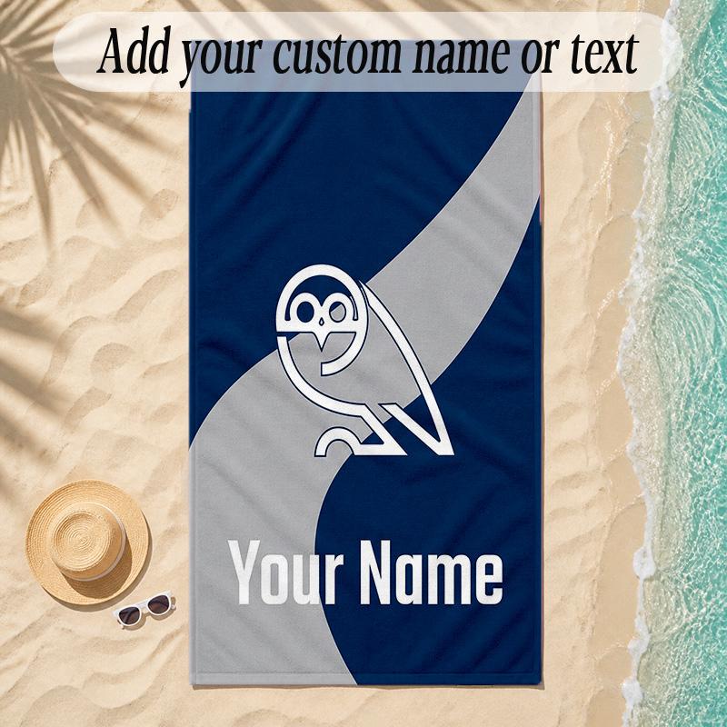 Beach TowelSheffield Wednesday FC Custom Name Text Personalized Soft Towel for Beach Pool Indoor Home Decor Gift