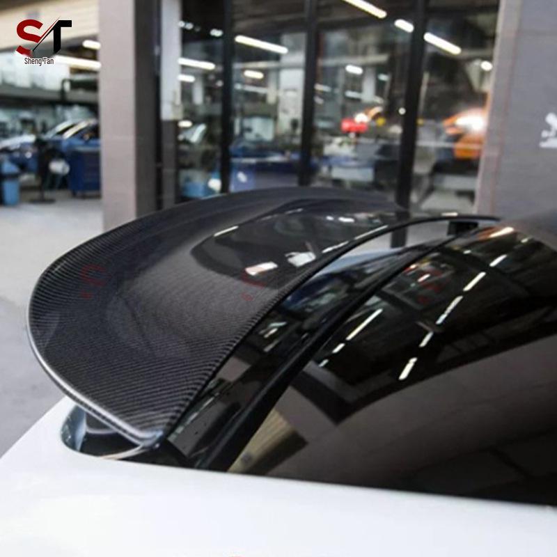Tesla Model X Carbon Fiber Rear Spoiler & Diffuser Set