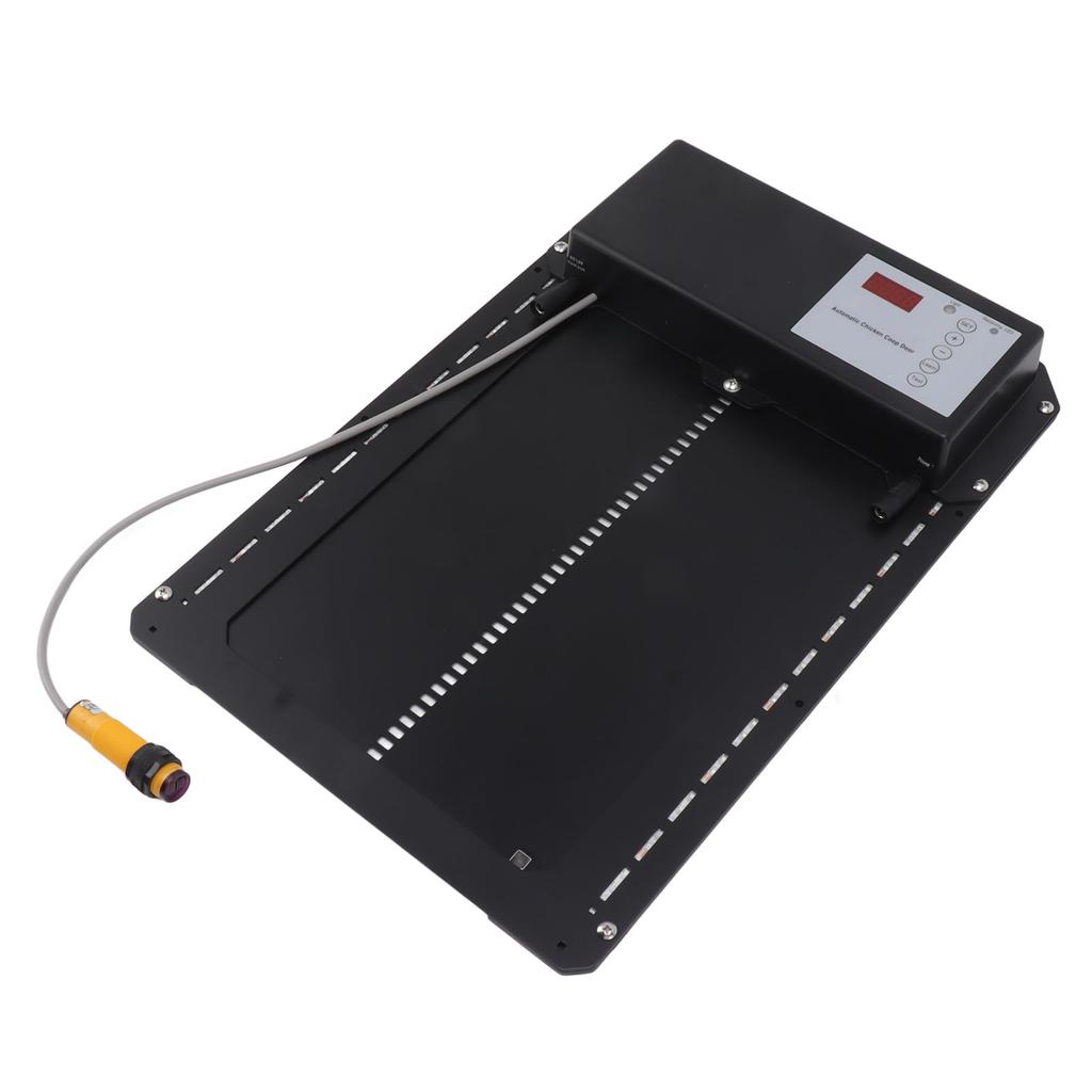 Light Sense Chicken House Door LED Panel IP44 3 In 1 Infrared Anti Clip Automatic Chicken Coop Door