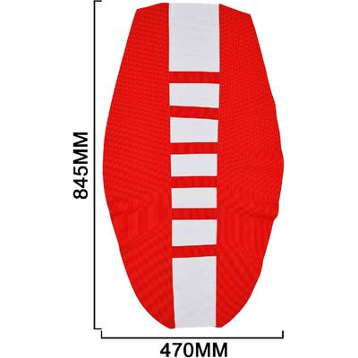 Dirt Bike Sitzbezug Universal für CRF 50 110 125 150 250 XR 80 SSR 125 Motorrad Motocross Off Road Pit Bike Rot/Rutschfest/Griffig Weich/Wasserdicht