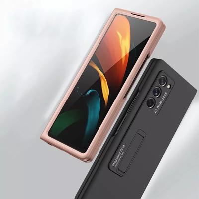 PC Hard Magnetic Stand Holder Ultradünne Hülle für Samsung Galaxy Z Fold 3 2 Cover Solide Neu stoßfest Ausgestattet für Z Fold2 Fold3