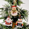 Christmas Decoration Trees Printed Wooden Shopping Mall Atmosphere Up Dress