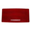 Red Carbon Fiber Interior Overhead Console Cover Trim For Toyota Hilux 2015-