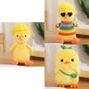 Fluffy Duck Plush Toy With Pp Cotton Filling For Kids And Office Desk Decor