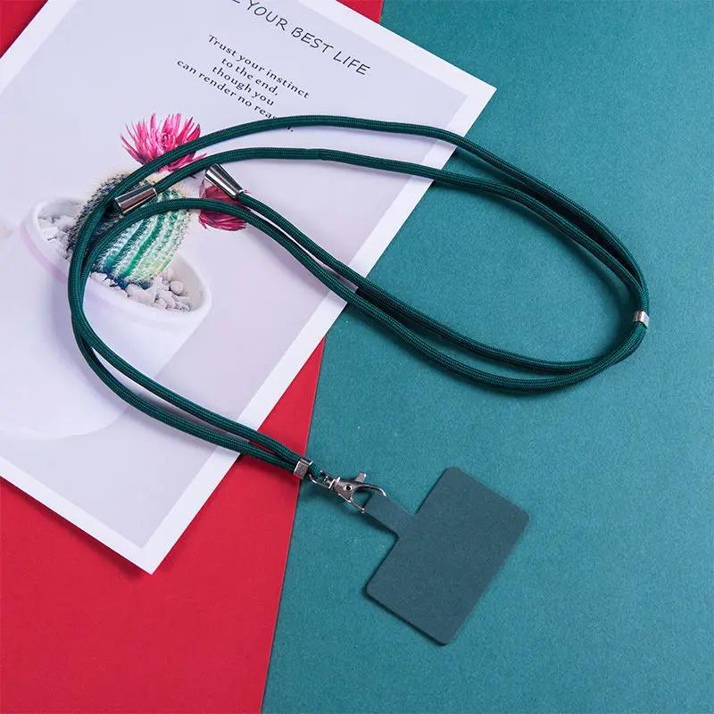 Adjustable Phone Lanyard Detachable Neck Cord For Mobile Key Lanyard Colorful Neck Strap Universal Pendant With Card Accessories