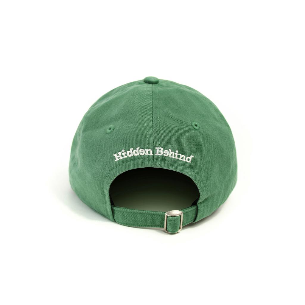 HIDDEN BEHIND Hide Logo Ball Cap (Green)