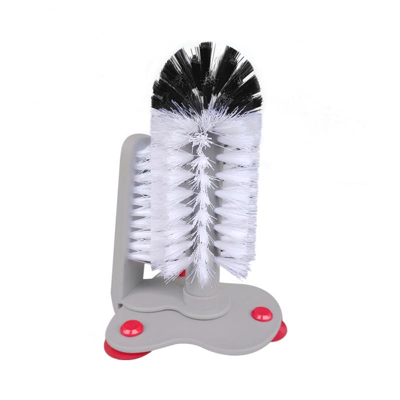 Cup Scrubber Suction Wall Lazy Bottles Brush Functional Kitchen Clean Accessories Cleaning Cup Brush Cleaning Brush Durable