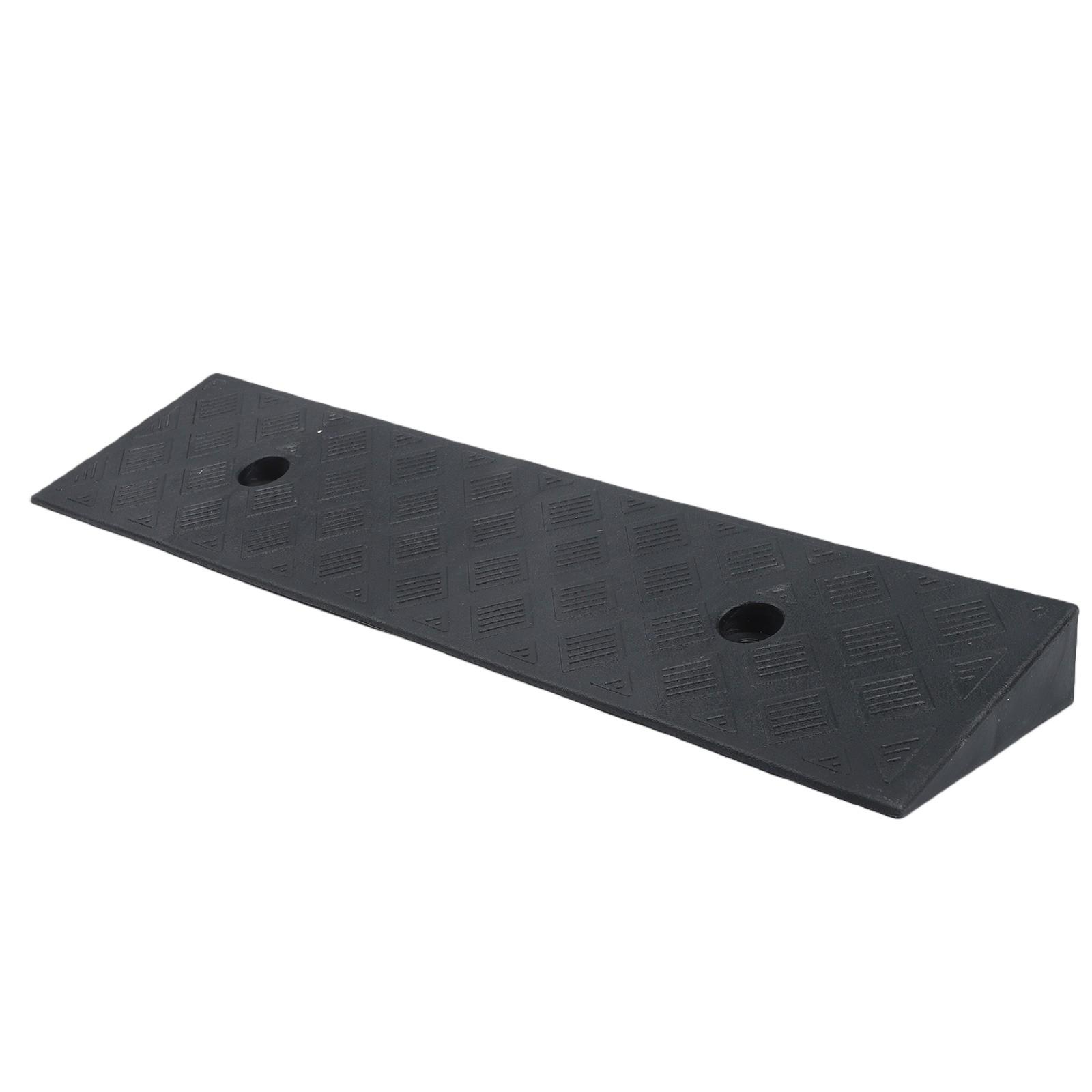 PE Kerb for Ramp 19.68x5.11x1.57 inch Non-Slip Threshold for Wheelchair