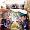 2014 My Hero Academia Bedding Set Single Twin Full Queen King Size Kawaii Bed Set Teenagers Bedroom Duvetcover Sets 3D Print 034