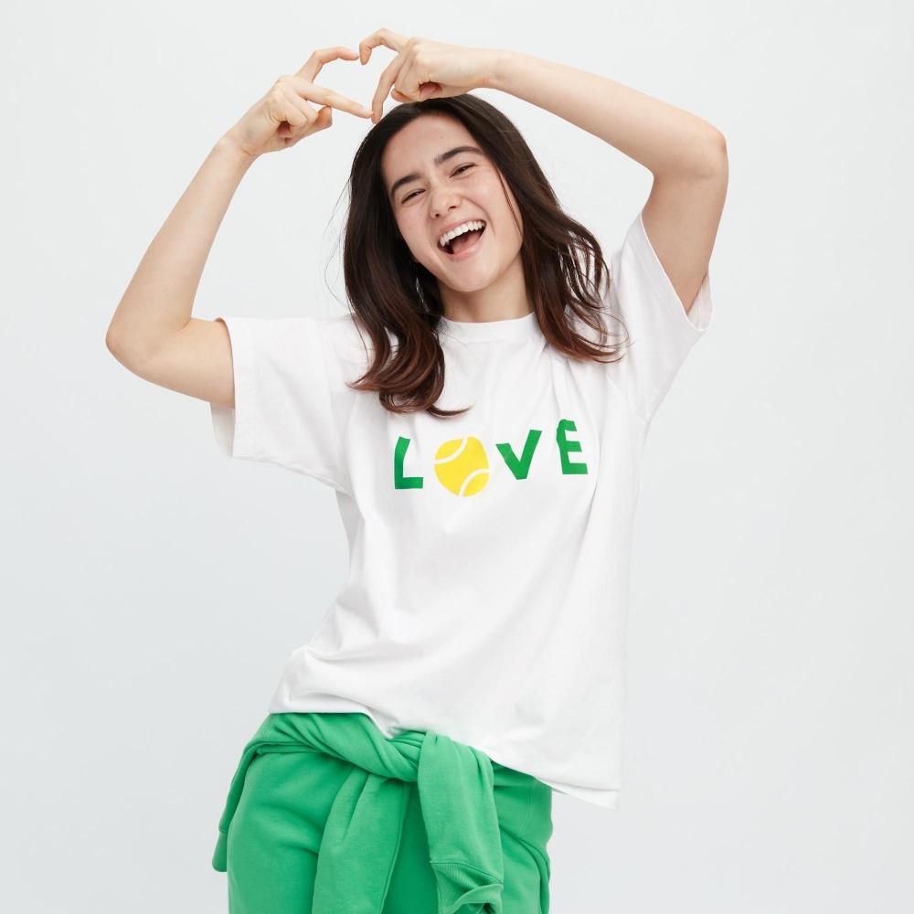 Uniqlo Japan Peace For All Graphic T shirT  shorT Sleeve  Regular fiT  Roger Federer