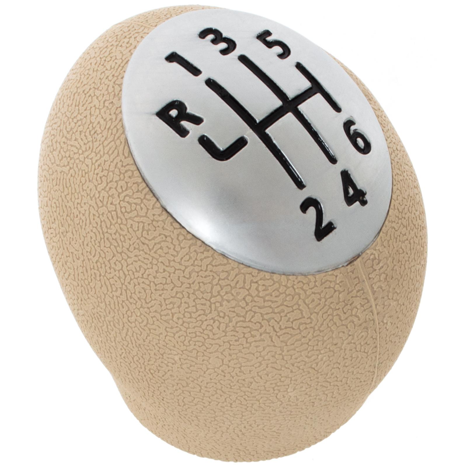 Super Merchant Unisex Beige Renault Clio Iii 05-09 6-Speed Gear Shift Knob