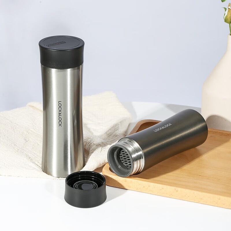 LOCK&LOCK LHC4028 Portable 400ML Stainless Steel Thermos Cup