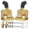Handle Lock Set For Forklift / Tractor Door Handle Lock Loader Door Locks Metal Door Hardware Replacement Safety Door Handles